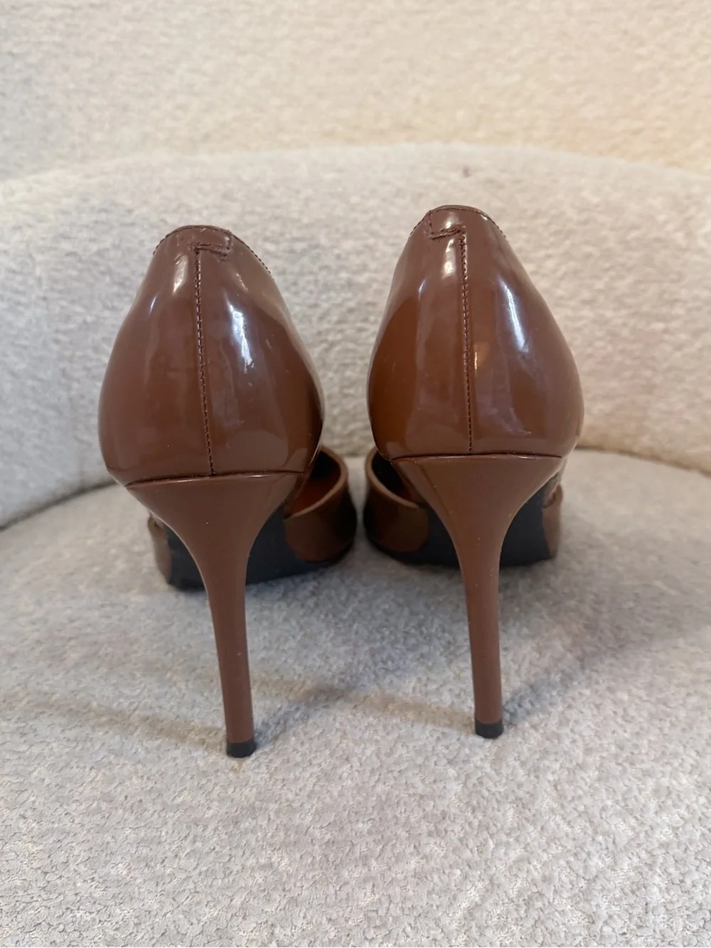 Marc Fisher Meryl Pointed Toe Stiletto Dress Classic Brown Pump Heels size 8.5